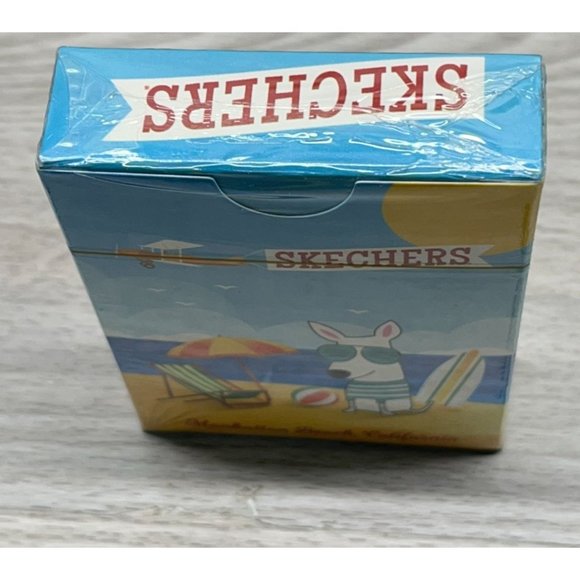 Skechers Playing Cards New Deck Manhattan Beach California Dog Airplane Surf - Picture 3 of 5